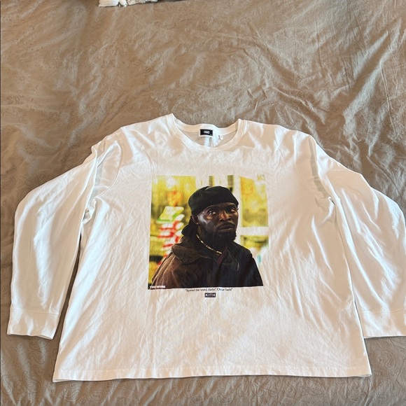 Kith Other - Kith The Wire collab White Long Sleeve Graphic Tee